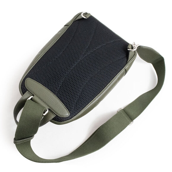 Gucci Jumbo GG Crossbody Shoulder Bag khaki Green Leather - Picture 6 of 9